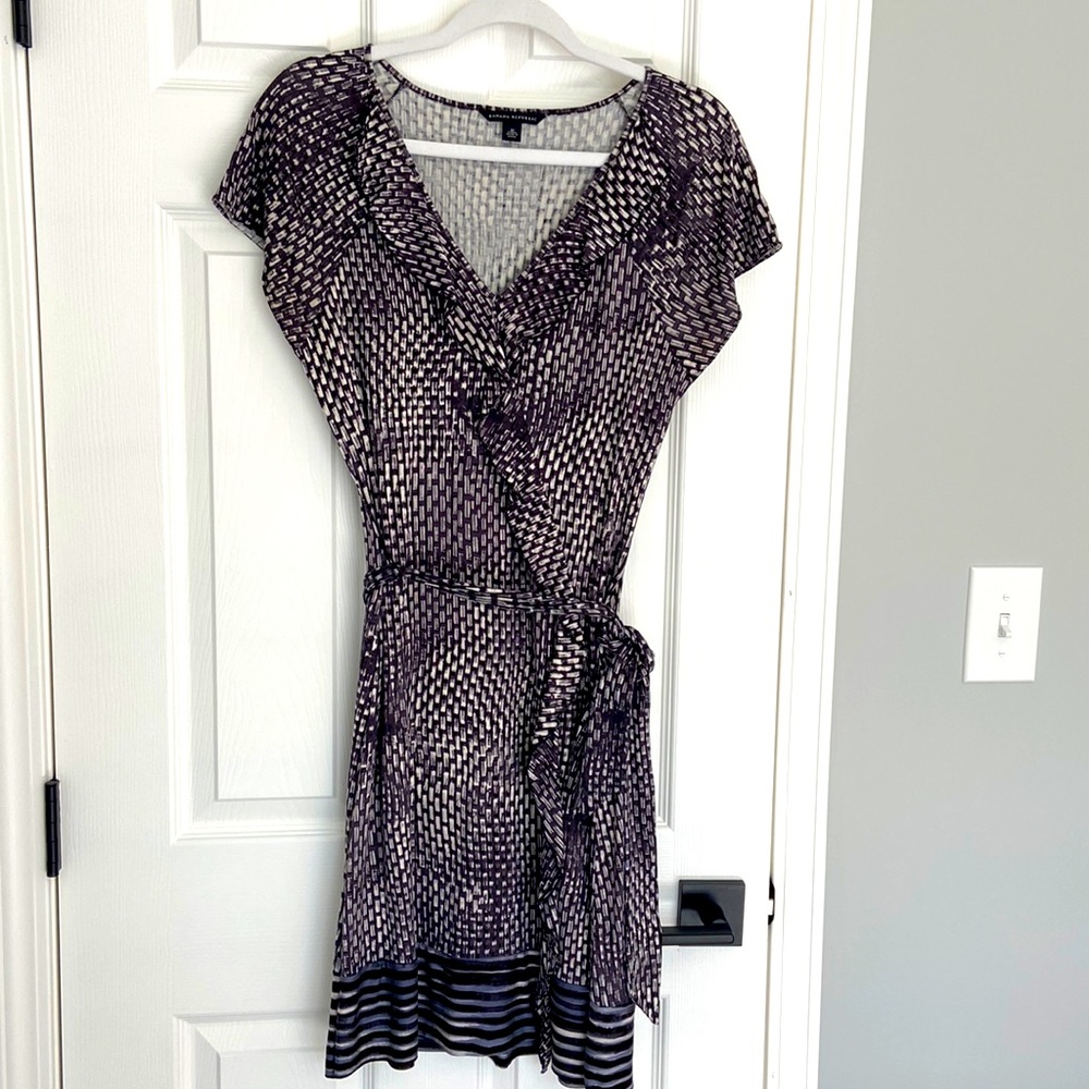 Banana Republic size M ruffle tie waists dress